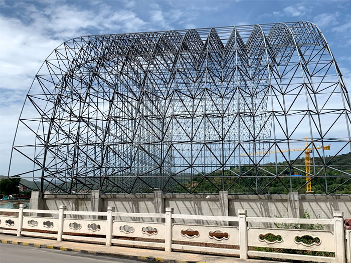 红河山寨矿储煤棚网架